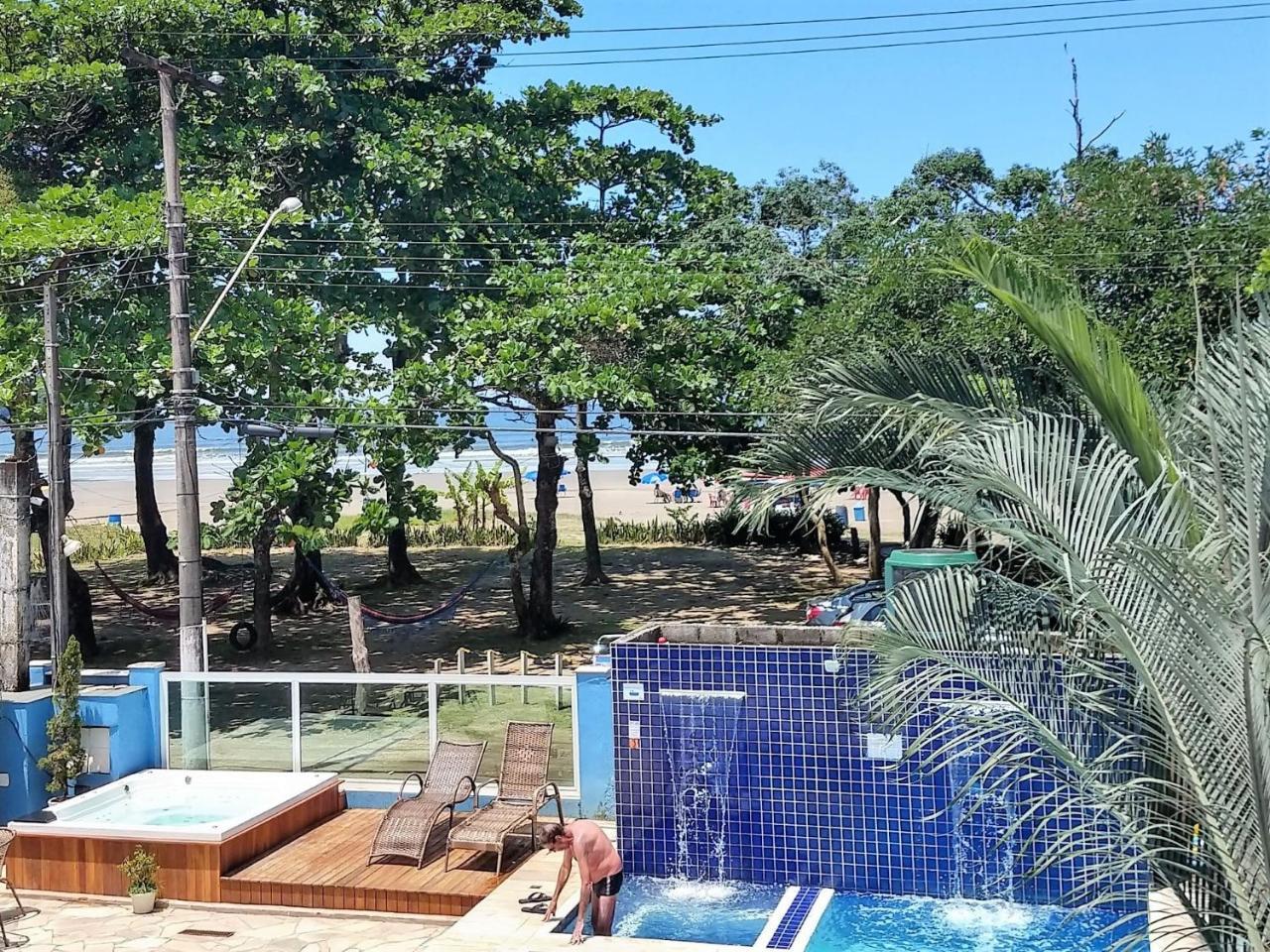 Pousada Vistazul - Piscina Climatizada - Pe Na Areia Bertioga Exterior foto